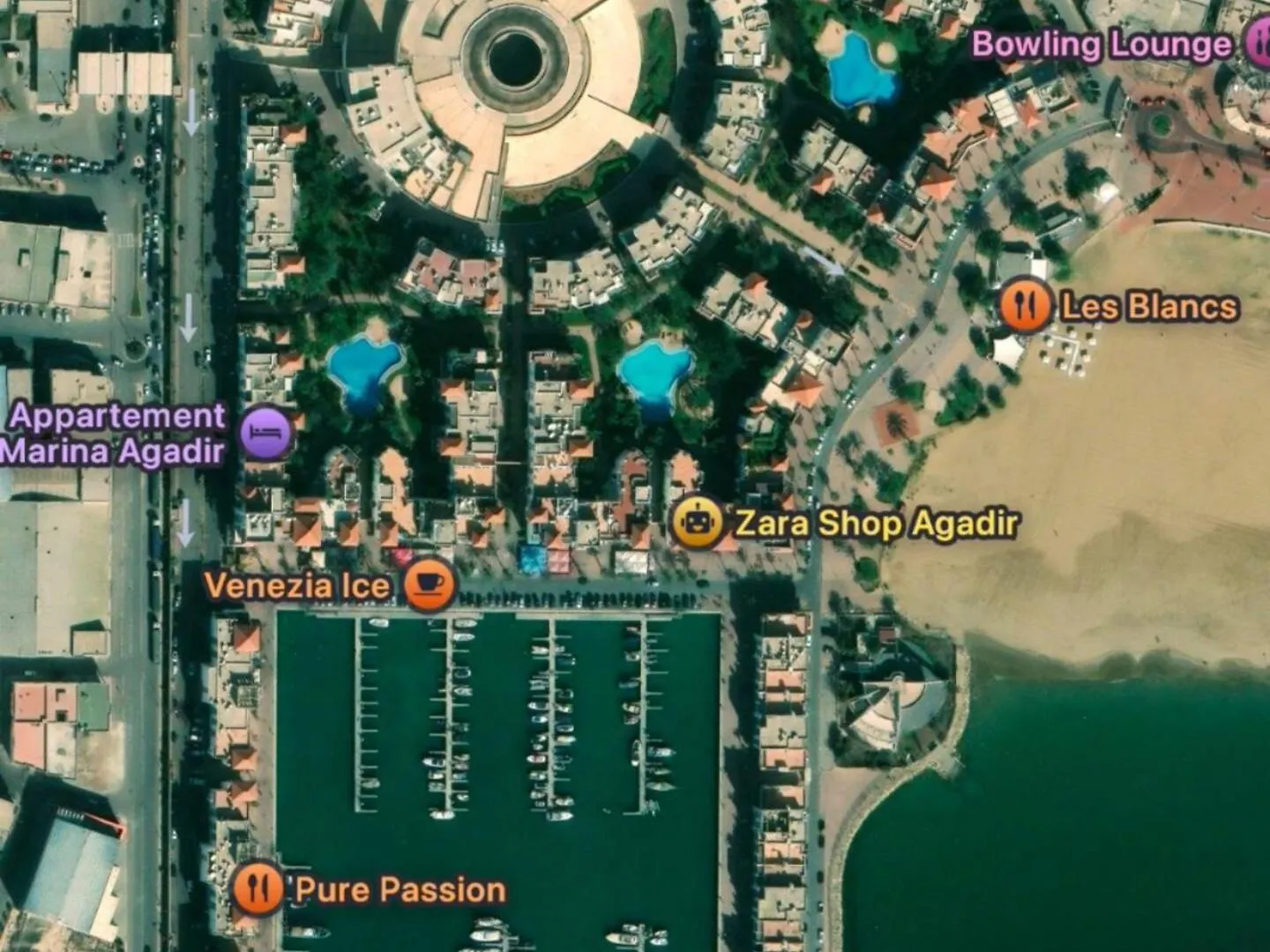 Apartment Marina Peakview 2Bds Apartment, 2Minbeach Agadir